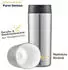 Silberthal Thermobecher 350ml Edelstahl Silber