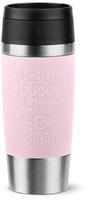 Emsa Thermobecher Travel Mug N2020600, pastellrosa, h&auml;lt 4 h warm und 8 h kalt,