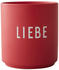 Design Letters Design Letters Lieblingsbecher 8 cm Deutsche Kollektion Liebe rot