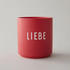 Design Letters Design Letters Lieblingsbecher 8 cm Deutsche Kollektion Liebe rot