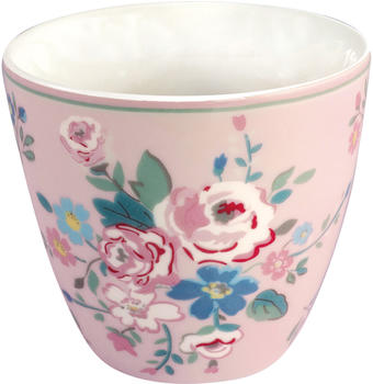 Greengate Latte Cup Inge-Marie 300 ml rosa mit Blumen