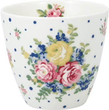 Greengate Latte Becher Laura white Cup 0,35l