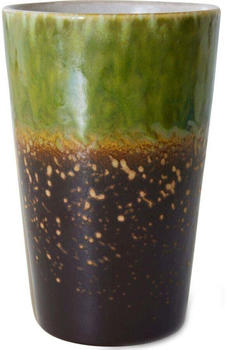 HKliving 70's ceramics Teebecher algae 475 ml Ø 8,7 cm 8,7x8,7x13,5 cm