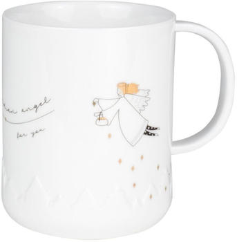 räder Schutzengel Tasse weiß 300 ml Ø 8 cm Höhe: 10 cm