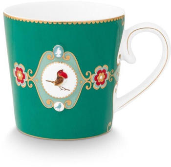 PiP Studio STUDIO Love Birds Medallion Henkelbecher grün 250ml