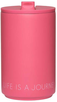 Design Letters Thermosbecher MOM Life Is Journey Take Me Along 0.35l Cherry PINK