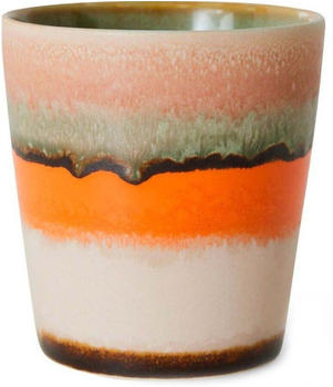 HKliving 70's ceramics mug Kaffeebecher burst 180 ml Ø 7,5 cm x H 8 cm