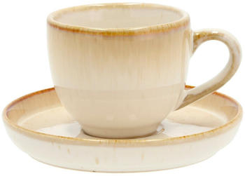 Bitz Espressotasse mit Untertasse 7 cl Cremeweiß