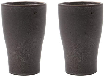 House Doctor Liss Thermosbecher 14cm 2er Pack Dunkelgrau