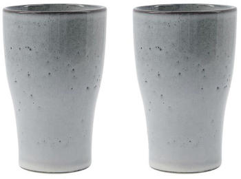 House Doctor Liss Thermosbecher 14cm 2er Pack Hellgrau