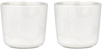 Marimekko Unikko Becher 20 cl 2er-Pack White-off white