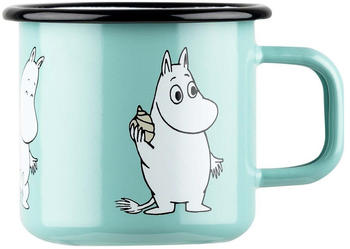 Muurla Mumin Retro Emaillebecher 37 cl Mint