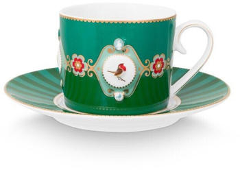 PiP Studio STUDIO Love Birds Medallion Tasse m.U. grün 200ml