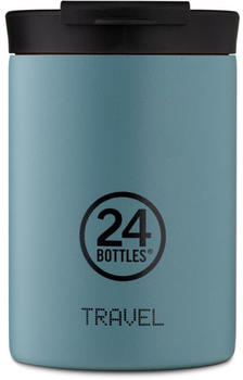 24Bottles Travel Tumbler Fill & Go Lid Isolierbecher - powder blue - 350 ml