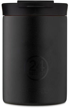 24Bottles Travel Tumbler Basic Isolierbecher mini - tuxedo black - 350 ml