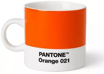 Pantone Porzellan-Espressotasse - Orange 021 - 120 ml