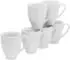 CreaTable Kaffeebecherset Barcelona 6-teilig 300 ml Weiß
