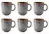 Villeroy & Boch Lave beige 6er Set Becher mit Henkel 400ml Steingut