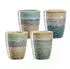 Leonardo Matera Keramikbecher 300 ml 4er Set Gemischt