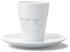 FIFTYEIGHT 3D Espressotasse weiß grummelig (80 ml)