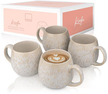 Sänger Tassen Set Korfu 4-teilig 300 ml Creme