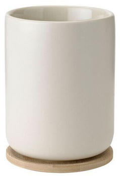 Stelton Theo Thermobecher mit Untersetzer 25 cl Sand