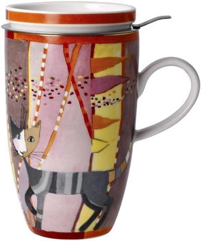 Goebel Rosina Wachtmeister Teetasse mit Deckel und Sieb
