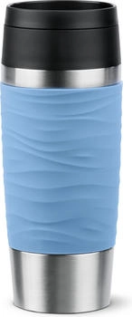 Emsa Emsa N20213 Travel Mug Wave Isolierbecher pastellblau 0,36l
