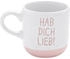 Sheepworld Gruss & Co Espressotasse mit Gravur HDL Tasse Höhe 6 cm Kapazität 10 cl