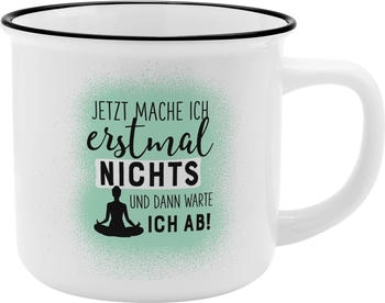 Sheepworld Becher Jetzt mache ich erstmal nichts und dann warte ich ab! weiss mehrfarbig 35 cl