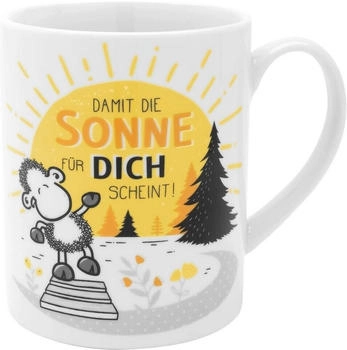 Sheepworld XL Jumbo Sonne Kaffe- Teetasse -becher mehrfarbig 60cl