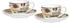 Ritzenhoff & Breker Cappuccino Crema Tassen Untertassen mehrfarbig 220 ml 4er Satz