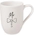 Villeroy & Boch Statement Becher Mr. and Mrs. weiß 0,29 L 2er Set