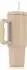 GOURMETmaxx Thermobecher mit Strohhalm Henkel 1,2l Beige