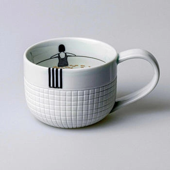 räder Tasse Auszeit Badesee weiß Ø 9,5 cm