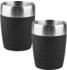 2x Travel Cup 0,2 l schwarz: Emsa Travel Cup 0,2 l