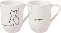 like. by Villeroy & Boch Statement Becher mit Henkel "Cat" Set 2tlg.