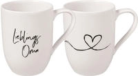 like. by Villeroy & Boch Statement Becher mit Henkel "Lieblingsoma" Set 2tlg.
