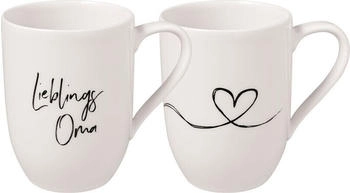 Villeroy & Boch Statement Henkelbecher Lieblingsoma 0,29l Set 2tlg