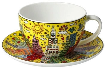 Goebel James Rizzi Pop Art Cappuccinotasse mit Untertasse My New York City 250ml