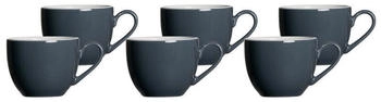 Ritzenhoff & Breker Flirt by R&B Espressotasse 80ml 6er Set Doppio anthrazit