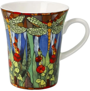 Goebel Louis Comfort Tiffany Becher, Tasse Libelle 400ml