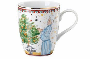 Hutschenreuther Sammelkollektion 2024 Weihnachtsleuchten II Becher mit Henkel 360ml