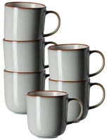 KAFFEEBECHER Portofino grau 400 ml 6er Set