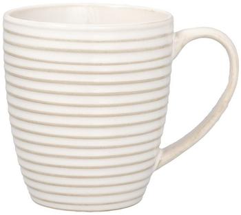 Greengate Dunes Becher mit Henkel white 0,4l