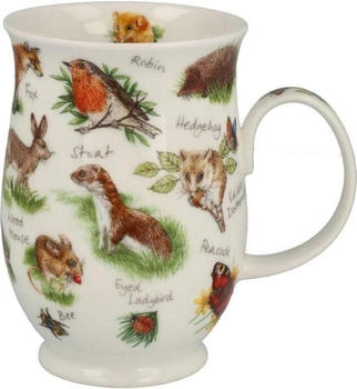 Dunoon SU-Anil-HE Tasse aus Knochenporzellan, Motiv: Igel, 0,3 l