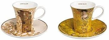 Goebel 2er Set Gustav Klimt Espressotassen Adele Bloch-Bauer + Die Erfüllung