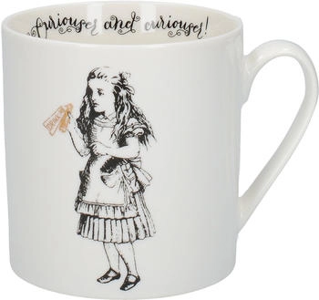 Creative Tops Becher, Tasse ALICE IN WONDERLAND Alice 350ml schwarz wei&szlig;