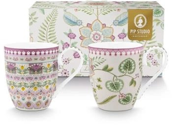 PiP Studio STUDIO Lily&Lotus Henkelbecher 450ml Set 2tlg