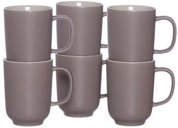 Ritzenhoff & Breker Flirt by R&B Becher 285ml 6er Set Jasper taupe
